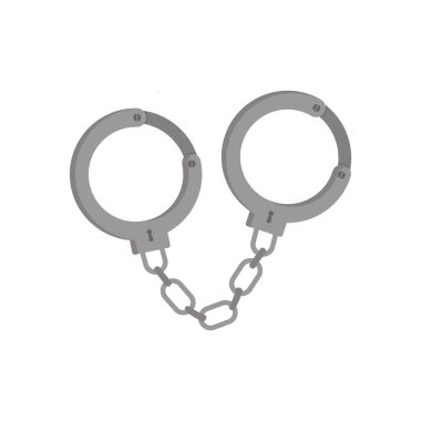 Kelepçe simgesi. Düz illüstrasyon vektör simgesi web tasarımı için kelepçe