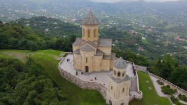 flying over the Temple of Sameba. Batumi-Georgia-July 2021
