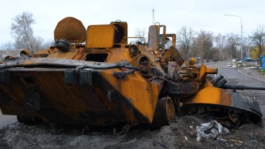 Rus askerlerinin Ukrayna 'daki askeri eylemlerinin sonuçları. Irpin-Kyiv - Nisan 2022