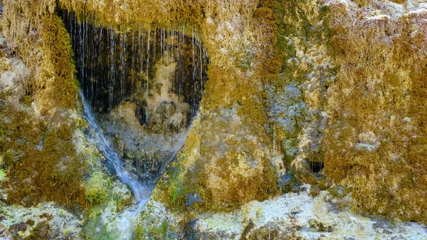 Waterfall Form Heart Racha Region Georgia Waterfall Love High Quality — 图库照片