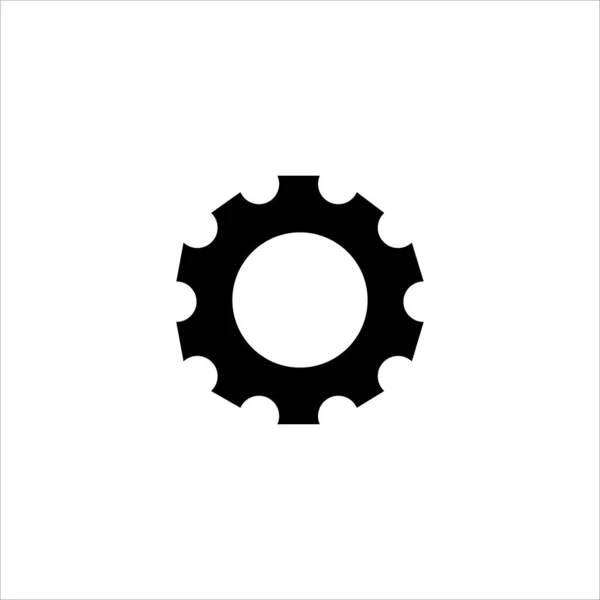 Gear Cogwheel Vector Illustration Symbol Icon — Stock Vector