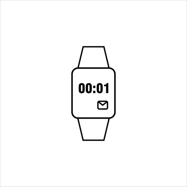 Smart Watch Icon Vector Illustration — Stock Vector