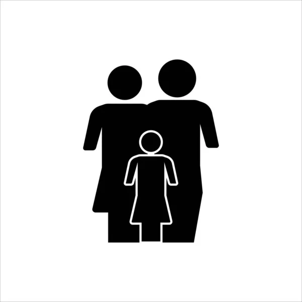 Family Icon Vector Symbol Illustration — стоковый вектор