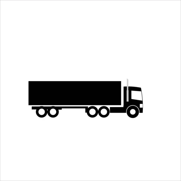 Icona Del Camion Vettore Simbolo Illustrazione — Vettoriale Stock