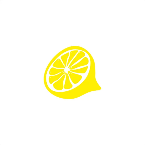 Иконка Лимона Вектор Иллюстрация Eps — стоковый вектор