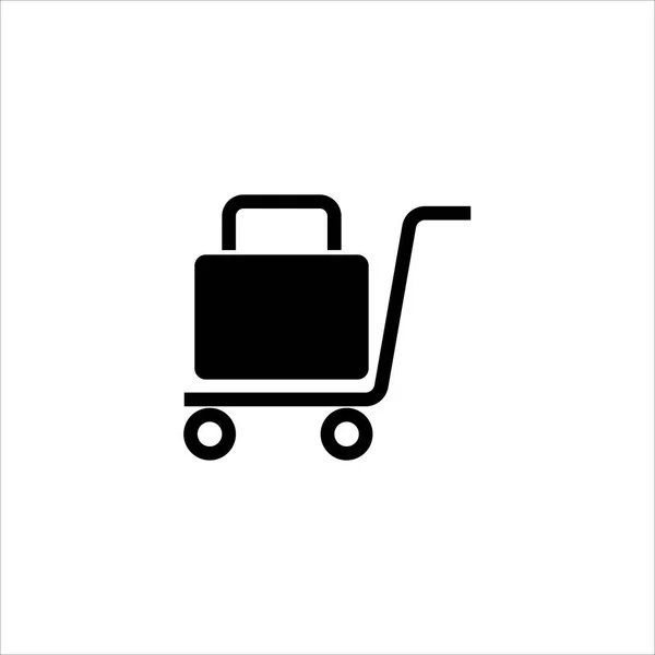 Σύμβολο Εικονογράφησης Φορέα Εικονίδιο Αποσκευών — Διανυσματικό Αρχείο