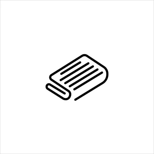Icona Del Giornale Vettoriale Illustrazione Simbolo — Vettoriale Stock