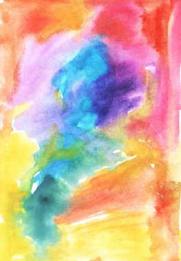 suluboya ve guaj arka plan