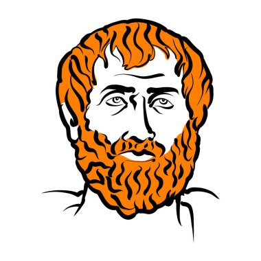 Aristo vektörü yüzeyi saç için çiziyor. Sanatçı Knut Hebstreit 'in el çizimi taslağı. Herhangi bir pazarlama projesinde kullanılmak üzere çizim yapmak ve baskı olarak yeniden satmak.