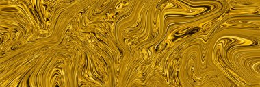 Değerli metal akış görüntüsü. Mermer soyut arkaplan dijital illüstrasyon. Sıvı altın yüzey çalışması. 3d illüstrasyon.