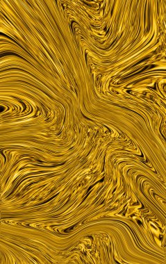 Değerli metal akış görüntüsü. Mermer soyut arkaplan dijital illüstrasyon. Sıvı altın yüzey çalışması. 3d illüstrasyon.