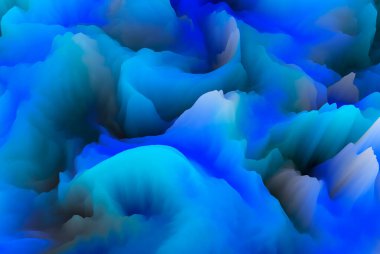 Renkli soyut arka plan, fantezi dağları, yabancı gezegenin dokusu, soyut yüzey dokusu. 3d illüstrasyon.