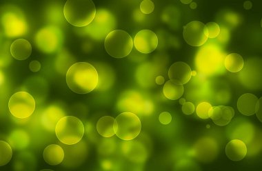 Soyut sihirli Bokeh ışıkları arka planı etkiler. Renkli odaklanmış ışıklar. 3d illüstrasyon.