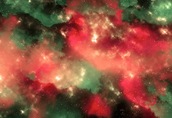 Space Background Stardust Shining Stars Realistic Cosmos Color Nebula Colorful — Stock Photo, Image