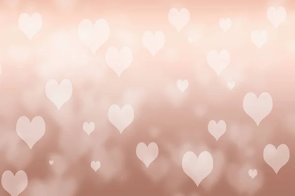 Giorno San Valentino Sfondo Nozze Con Cuori Decorativo Romantico Amore — Foto Stock