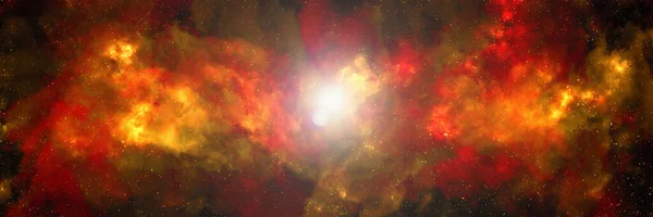 Fundal Spațial Praf Stele Stele Strălucitoare Cosmosul Realist Nebuloasa Culoare — Fotografie, imagine de stoc