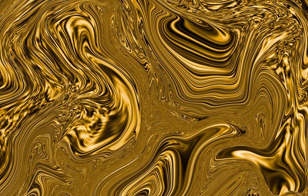 Precious Metal Flow Image Marble Abstract Background Digital Illustration Liquid — Stock Photo, Image