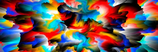 Mundo Mágico Paisaje Nubes Surrealistas Fondo Abstracto Fantasía Ilustración —  Fotos de Stock