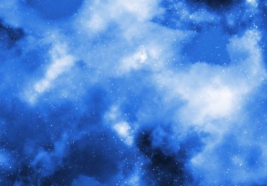 Yıldız tozu ve parlayan yıldızlarla dolu bir arka plan. Gerçekçi kainat ve renkli nebula. Renkli galaksi. 3d illüstrasyon.