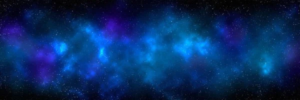 Космический Фон Звездной Пылью Сияющими Звездами Реалистичный Космос Цветная Туманность Стоковая Картинка