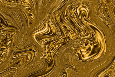 Değerli metal akış görüntüsü. Mermer soyut arkaplan dijital illüstrasyon. Sıvı altın yüzey çalışması. 3d illüstrasyon.