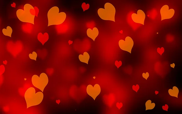 День Святого Валентина Свадебный Фон Сердечками Декоративная Романтическая Любовь Боке — стоковое фото