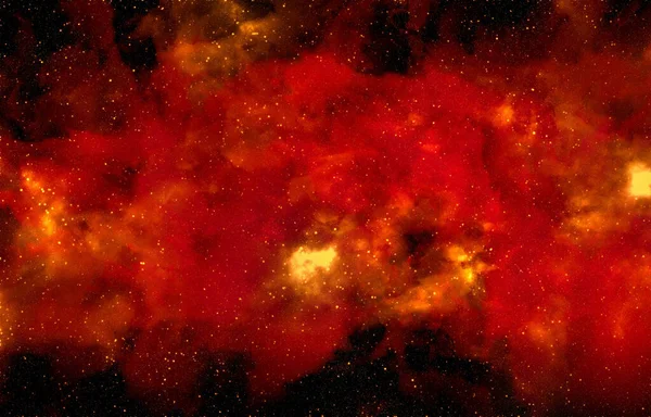 Fondo Espacial Con Polvo Estrellas Estrellas Brillantes Cosmos Realistas Nebulosa —  Fotos de Stock