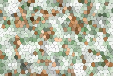 Illustration of abstract vitrage background. Decorative stained glass pattern for design poster, banner, cover. Vintage window texture. 3d illustration