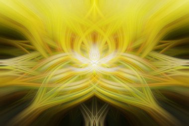 Soyut renkli dönüş arkaplanı. Modern Fraktal Yaprak Tasarımı Görkemli Fantezi Arkaplanı. Aydınlatılmış Işık Boyama. 3d illüstrasyon