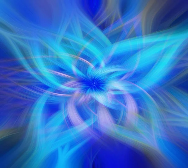 Soyut renkli dönüş arkaplanı. Modern Fraktal Yaprak Tasarımı Görkemli Fantezi Arkaplanı. Aydınlatılmış Işık Boyama. 3d illüstrasyon