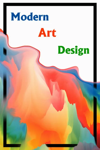 Abstract Background Geometric Frame Modern Abstract Art Design Illustration — Stock Fotó
