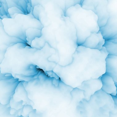 Soyut donmuş arka plan, buzullar, soyut doğa. 3d illüstrasyon.