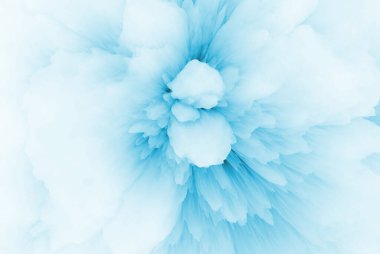 Soyut donmuş arka plan, buzullar, soyut doğa. 3d illüstrasyon.