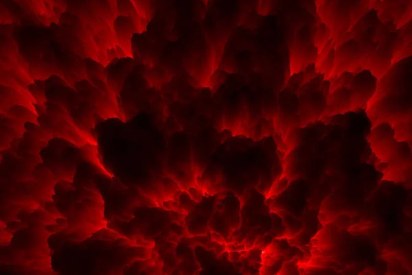 Abstract Clouds Surreal Fantasy Background Illustration — Stock fotografie