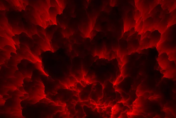 Abstract Clouds Surreal Fantasy Background Illustration ストック写真