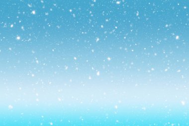 Güzel Soyut Karlı Noel Arkaplanı. 3d illüstrasyon.