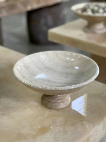 Container Made Marble Plate — Stock Fotó