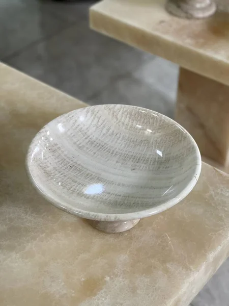 Container Made Marble Plate — Photo