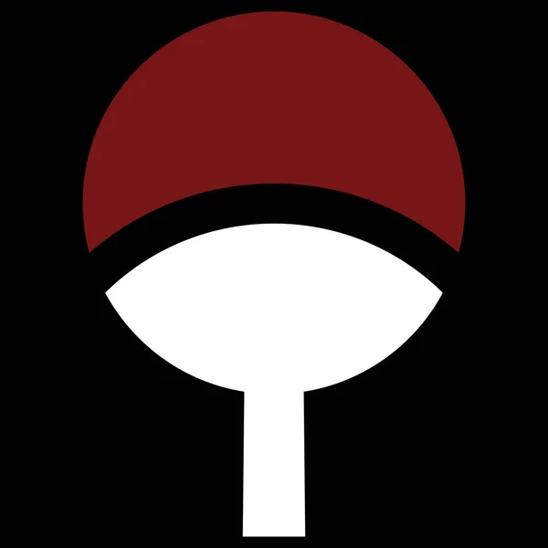 Das Symbol Eines Clans Namens Uchiha Clan Der Anime Serie — Stockvektor