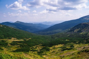 beautiful landscape mountains Carpathians in the Ukraine