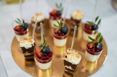 delicious sweet dessert candy bar on celebratio