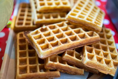 Taze Belçika waffle 'ları
