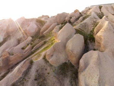 beautiful mountain scenery of Cappadocia