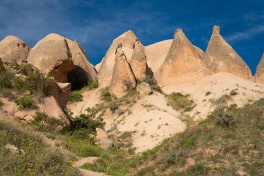 beautiful mountain scenery of Cappadocia