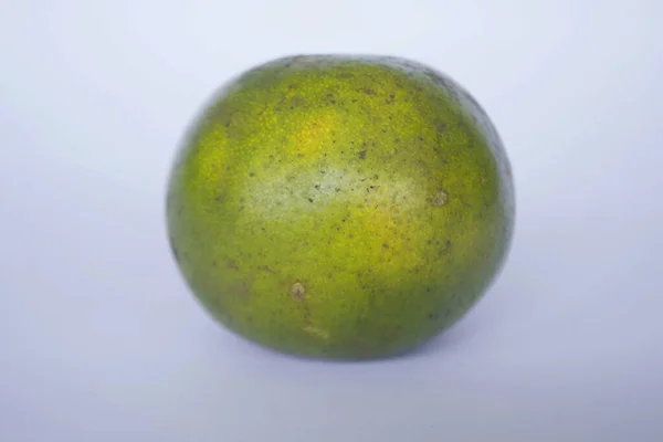 Fresh Lemon Slice Orange Slice Jeruk Baby Citrus Sinensis Green — Stock fotografie