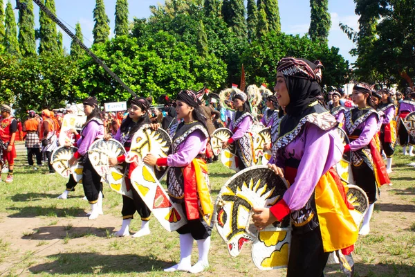 Yogyakarta Indonesia May 2019 Breaking Jathilan Dancing Tari Jatihilan Kuda — 스톡 사진