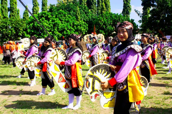 Yogyakarta Indonesië Mei 2019 Het Breken Van Jathilan Dansen Tari — Stockfoto