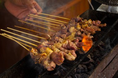 Sate kambing ya da satay keçi, kuzu, kuzu ya da keçi eti satay. İnsanlar tarafından ızgarada kızartılmış kömür içerikli. Yogyakarta, Java ve Endonezya 'dan geleneksel satay.