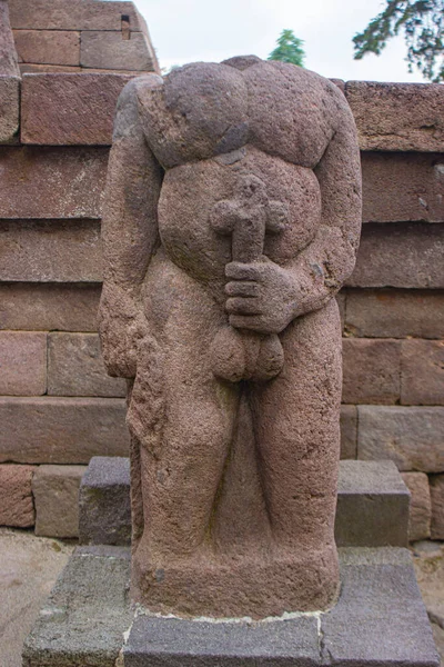 Sukuh Temple Candi Sukuh Reliefs Sukuh Temple Ancient Erotic Candi — Fotografia de Stock