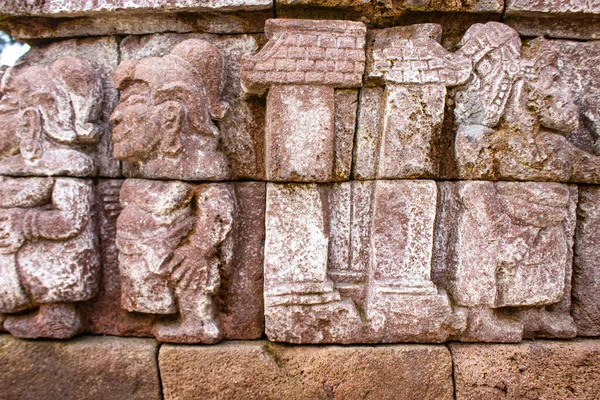 Sukuh Tempel Candi Sukuh Reliëfs Bij Sukuh Tempel Oude Erotische — Stockfoto